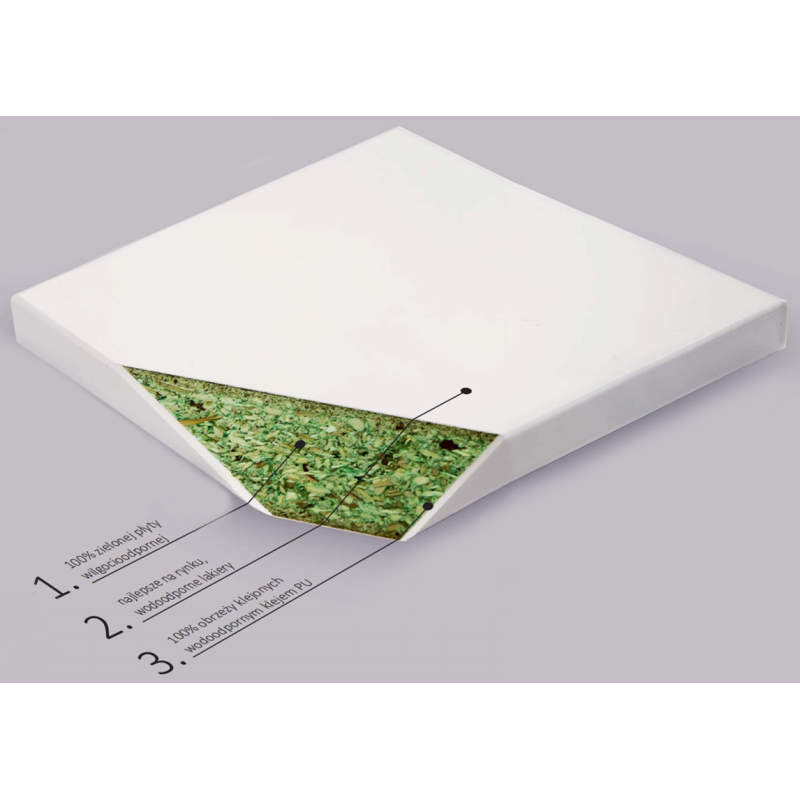 Oristo MonteBianco 80 cm Piaskowy Mat Szafka pod umywalkę (OR47-SD2S-80-10)