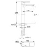 Kohlman Texen QB170T Bateria umywalkowa wysoka