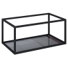 Elita Look Stelaż Podszafkowy Czarny 80 cm z Półką Szklaną (RE150800107160)