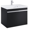 Elita Moody Black Matt Szafka 70 cm 1S z umywalką Metis (RE010700037160+RE040700098060)