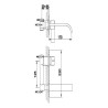 Kohlman Dexame QW185D Bateria umywalkowa