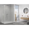 SanSwiss Cadura CADUO White Walk-In Ścianka Wolnostojąca P NA WYMIAR (100-120 cm) Szkło Przezroczyste (CADUODSM10907)