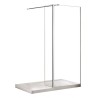 Besco Aveo Kabina Prysznicowa Walk-In 130x195 cm (AV-130-195-C)