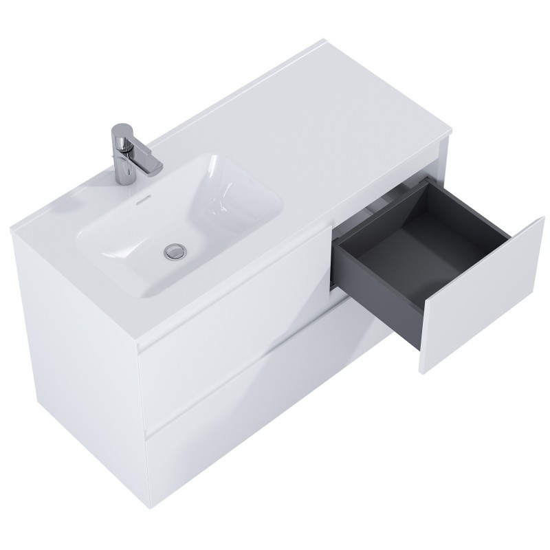 Elita Split White Matt Szafka Pod Umywalkę 100 cm L (RE011006155290)