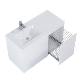 Elita Split White Matt Szafka Pod Umywalkę Z Koszem Cargo 120 cm L (RE011206255290)