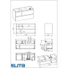 Elita Split White Matt Szafka Pod Umywalkę 120 cm P (RE012005155290)