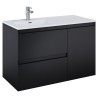 Elita Split Black Matt Szafka Pod Umywalkę Z Koszem Cargo 100 cm L (RE011006057160)