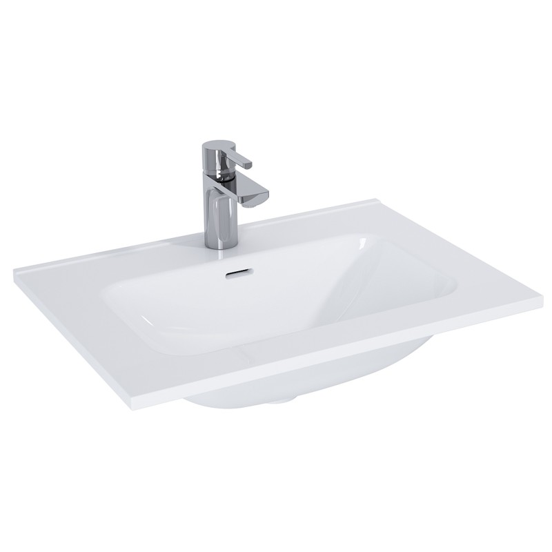 Elita Split Black Matt Szafka Z Umywalką Skappa 60 cm (RE010600057160+RE040603068060)