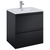 Elita Split Black Matt Szafka Z Umywalką Skappa 60 cm (RE010600057160+RE040603068060)