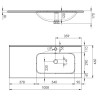 Elita Split Anthracite Matt Szafka Z Koszem Cargo i Umywalką Skappa 100 cm (RE011005056010+RE041005068060)