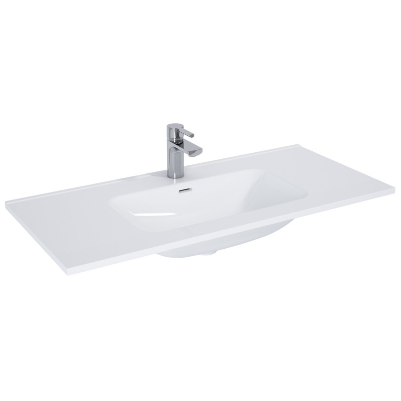 Elita Look Black Matt Szafka 2S Z Umywalką Skappa 100 cm (RE011000027160+RE041003068060)