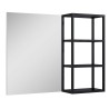 Elita Look Stelaż Wiszący Z Półkami Czarny Mat 40/80 cm (RE150401107160)