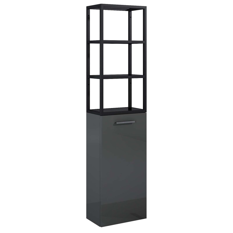 Elita Look Stelaż Wiszący Z Półkami Czarny Mat 40/80 cm (RE150401107160)