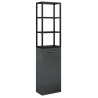 Elita Look Stelaż Wiszący Z Półkami Czarny Mat 40/80 cm (RE150401107160)
