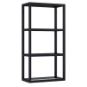 Elita Look Stelaż Wiszący Z Półkami Czarny Mat 40/80 cm (RE150401107160)