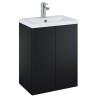Elita Kido Black Matt Set Szafka Z Umywalką 50 cm (RE020500117160)