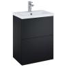 Elita Kido Black Matt Set Szafka Z Umywalką 50 cm (RE020501117160)