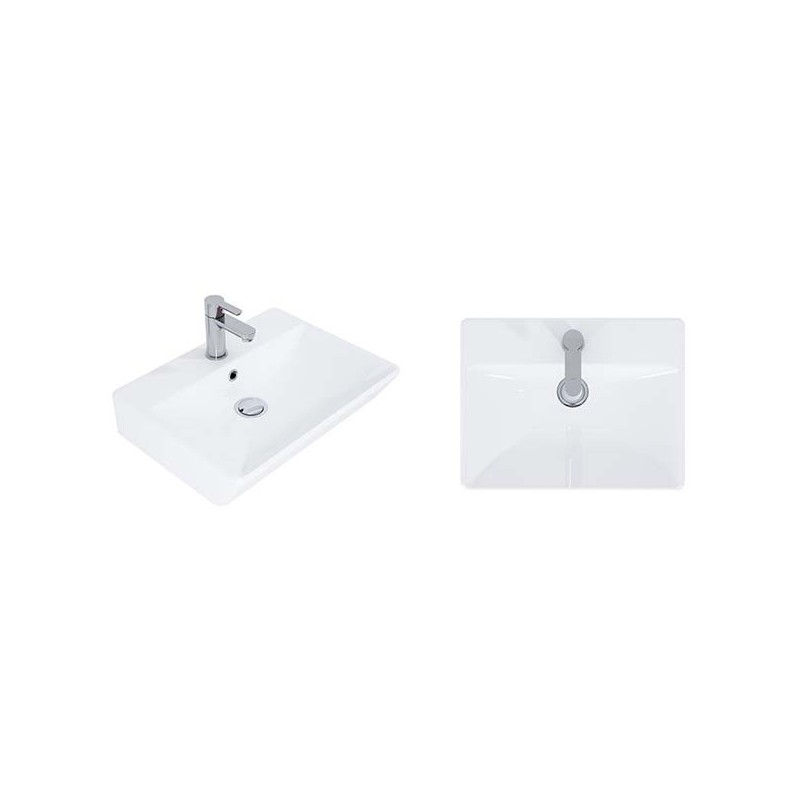 Elita Skye Dąb Canela Set Szafka Z Umywalką 60 cm (RE020600127050)
