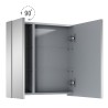 Elita Szafka Wisząca Z Lustrem Basic 2D 70 cm (RE060700030000)