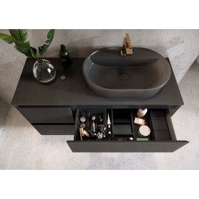 Elita Korek Umywalkowy Ceramiczny Klik-Klak Anthracite Matt (RE090000016010)