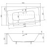 WYPRZEDAŻ ! Besco Infinity Wanna Asymetryczna Lewa 160x100