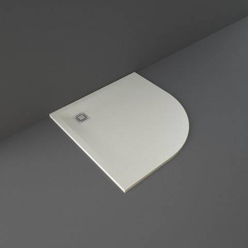 Rak Ceramics Feeling Brodzik Półokrągły 100x100 cm Beż (RFQU100100S505)