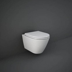 Rak Ceramics Feeling Zestaw Miska WC Podwieszana Rimless Biały Mat + Deska WC (FEEL1SET)