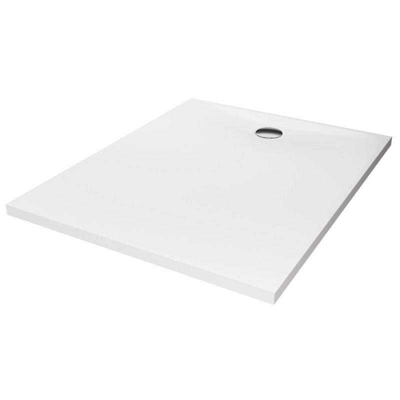 New Trendy Nex Brodzik Posadzkowy Prostokątny Konglomeratowy 90x80 cm (B-0456)