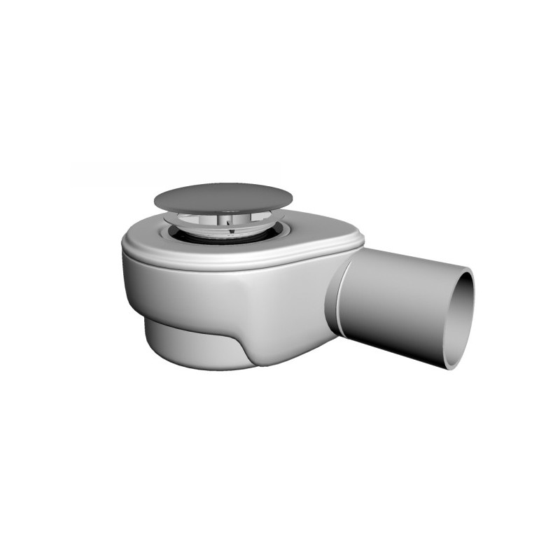 New Trendy Syfon Brodzikowy ABS Szybki Klik-Klak Chrom 52 mm (S-0005)