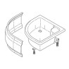 New Trendy New Maxima Obudowa Brodzikowa 100x80 cm (O-0132)