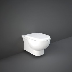 Rak Ceramics Tonique Zestaw Miska WC Podwieszana Rimless Biały Połysk + Deska WC (TONI4SET)