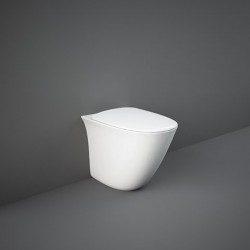 Rak Ceramics Sensation Zestaw Miska WC Stojąca Rimless 52 cm + Deska WC (SENWC1346AWHA+SENSC3901WH)