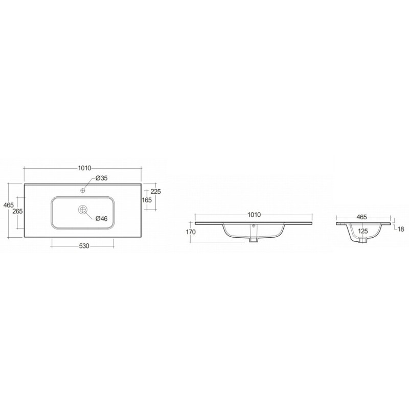 Rak Ceramics Joy Zestaw Umywalka & Szafka Podumywalkowa Podwieszana 100 cm Dąb Skandynawski (SETJOYWH100SOK)