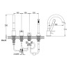 Kohlman Axel Chrom Bateria wannowa (QB244A)