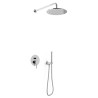 Kohlman Axel Chrom Zestaw Prysznicowy Podtynkowy Z Deszczownicą 30 cm (QW210AR30)