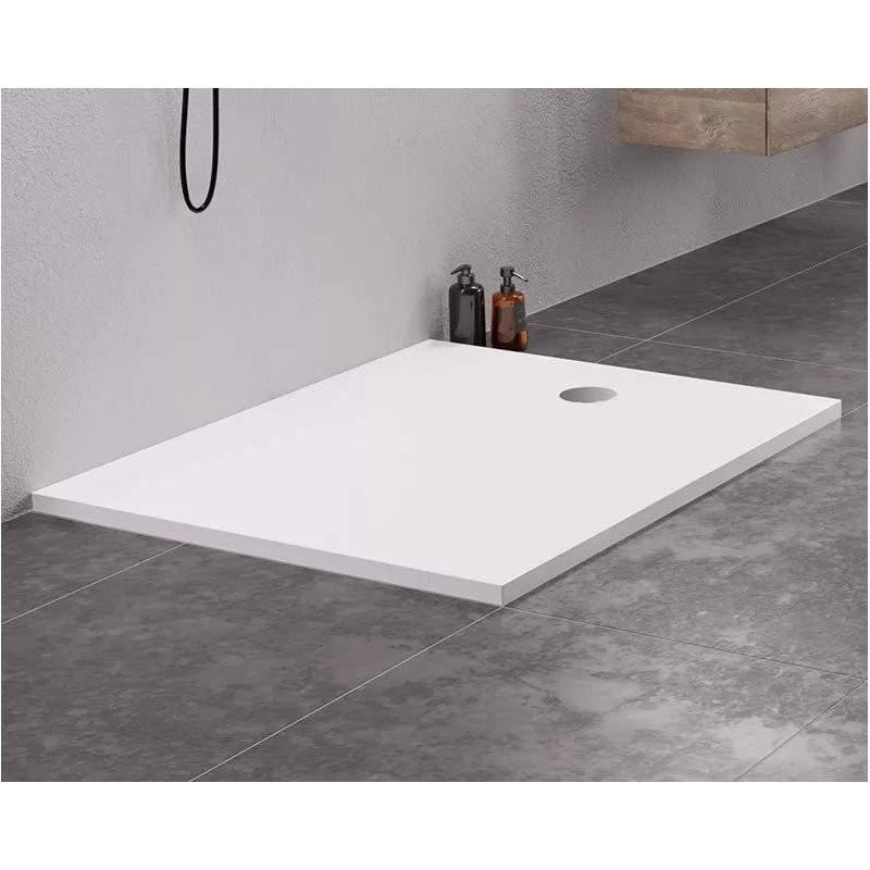 New Trendy Nex Brodzik Posadzkowy Prostokątny Konglomeratowy 120x90 cm (B-0462)