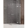 New Trendy Avexa Kabina Prysznicowa Narożna Kwadratowa Drzwi Podwójne 120x120 cm Szkło Przezroczyste 6 mm (EXK-1539)