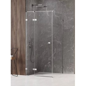 New Trendy Avexa Kabina Prysznicowa Narożna Prostokątna Drzwi Pojedyncze Lewe 120x80 cm Szkło Przezroczyste 6 mm (EXK-1505)