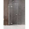 New Trendy Avexa Kabina Prysznicowa Narożna Prostokątna Drzwi Pojedyncze Lewe 120x80 cm Szkło Przezroczyste 6 mm (EXK-1505)