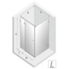 New Trendy Avexa Kabina Prysznicowa Narożna Prostokątna Drzwi Pojedyncze Lewe 120x80 cm Szkło Przezroczyste 6 mm (EXK-1505)