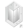 New Trendy Avexa Kabina Prysznicowa Narożna Prostokątna Drzwi Pojedyncze Prawe 80x120 cm Szkło Przezroczyste 6 mm (EXK-1466)