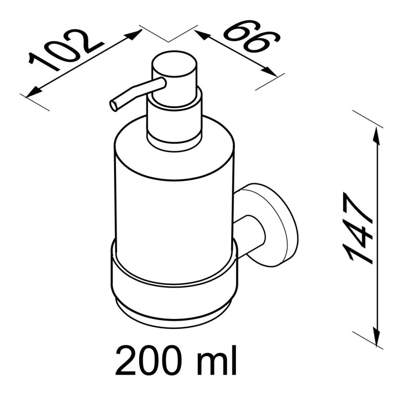 Geesa Nemox Gold Dozownik mydła 200ml Złoto 916516-07