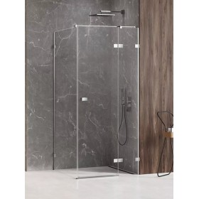 New Trendy Avexa Kabina Prysznicowa Narożna Prostokątna Drzwi Pojedyncze Prawe 110x70 cm Szkło Przezroczyste 6 mm (EXK-1492)