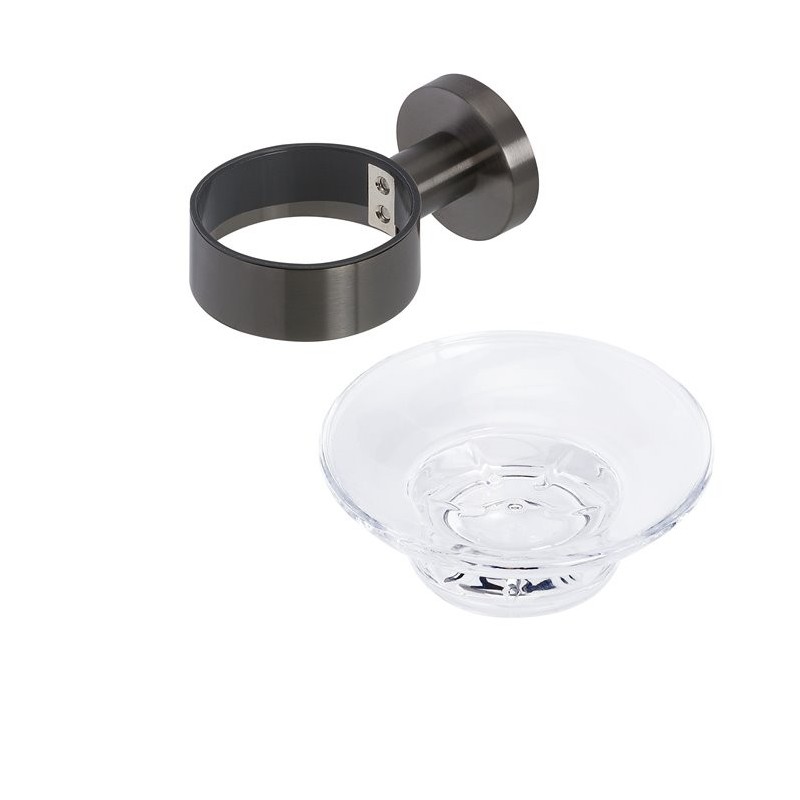 Geesa Nemox Brushed Black Mydelniczka Szczotkowana Czerń 916503-09