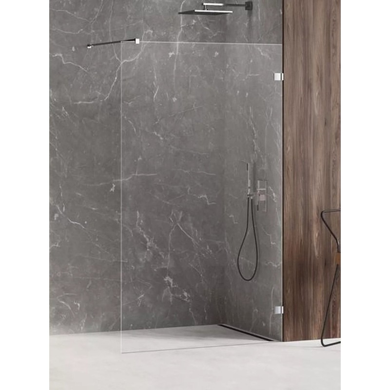 New Trendy Avexa Kabina Prysznicowa Walk-In 60x200 cm Szkło Przezroczyste 8 mm (EXK-1943)