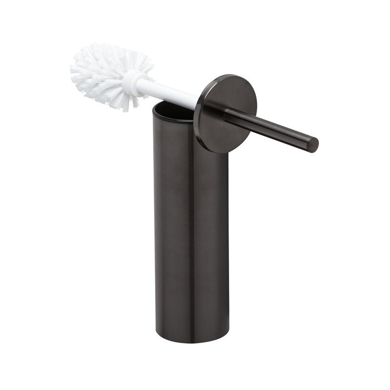 Geesa Nemox Brushed Black Szczotka Do WC i Uchwyt Szczotkowana Czerń 916506-09