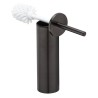 Geesa Nemox Brushed Black Szczotka Do WC i Uchwyt Szczotkowana Czerń 916506-09