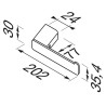 Geesa Shift Brushed Stainless Steel Uchwyt na papier toaletowy (dla praworęcznych) Szczotkowana Stal Nierdzewna 919909-05-R