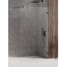 New Trendy Avexa Black Kabina Prysznicowa Walk-In 150x200 cm Szkło Przezroczyste 8 mm (EXK-1974)