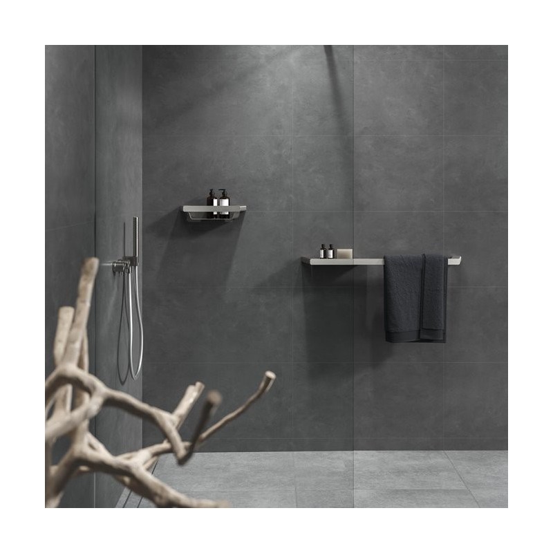 Geesa Shift Brushed Stainless Steel Kosz prysznicowy Stal Nierdzewna 919914-05